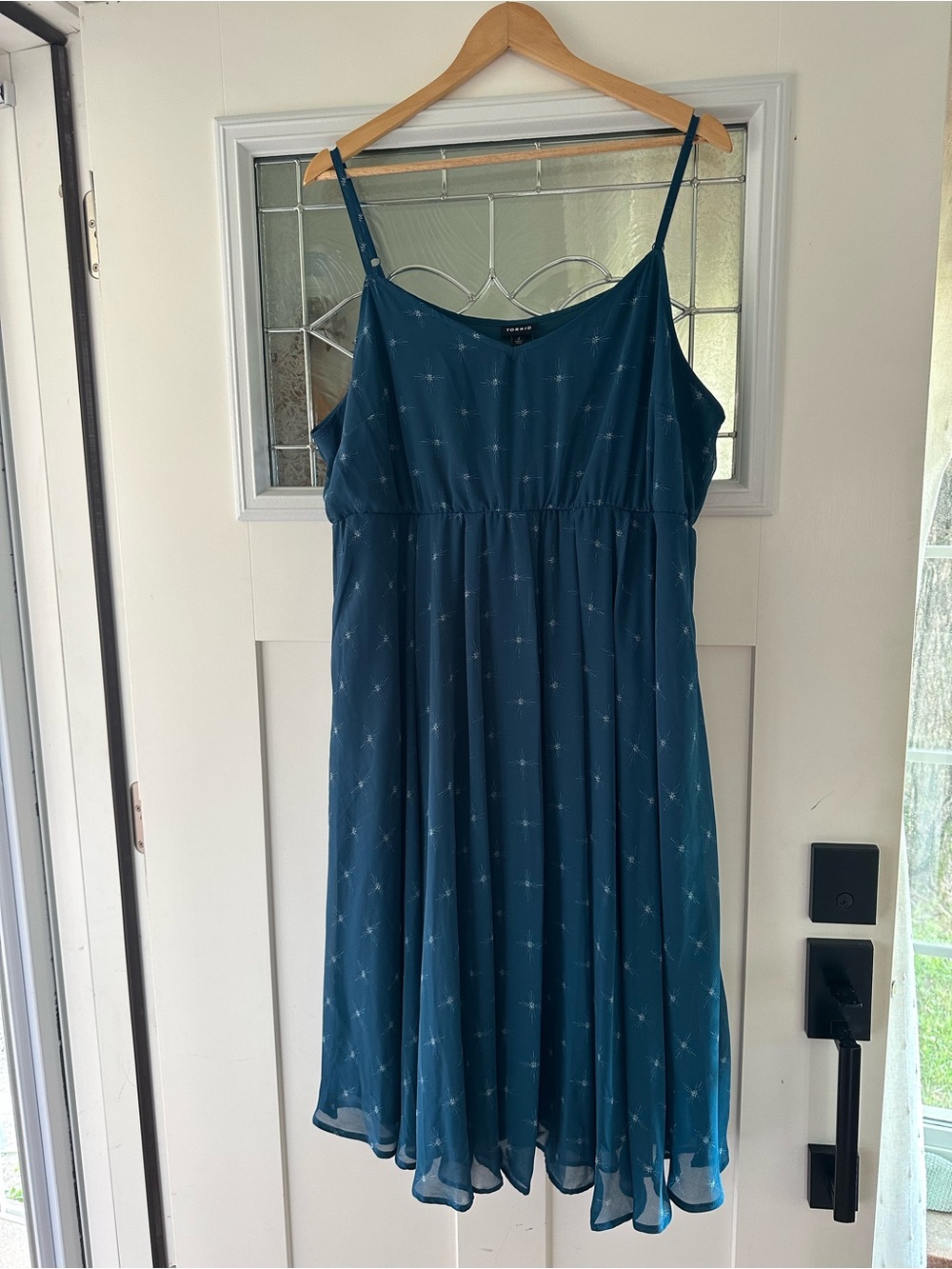 Torrid Teal Spaghetti Strap Sundress
